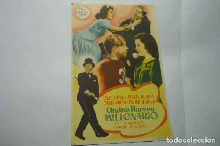Cine: programa andres harvey millonario mickey rooney - Foto 1