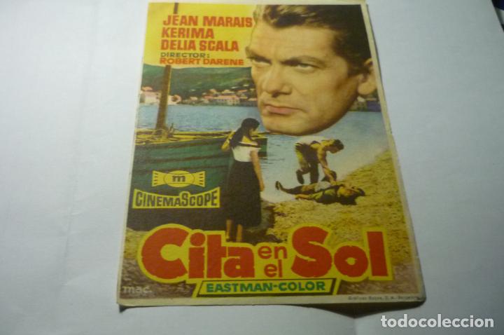 Cinema: programa cita en el sol.-jean marais.-publicidad monterrosa reus