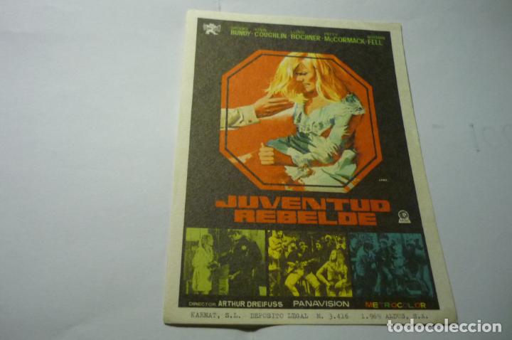 Cine: programa juventud rebelde.-publicidad - Foto 1