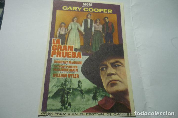 Cine: programa la gran prueba gary cooper,-publicidad kursaal reus - Foto 1