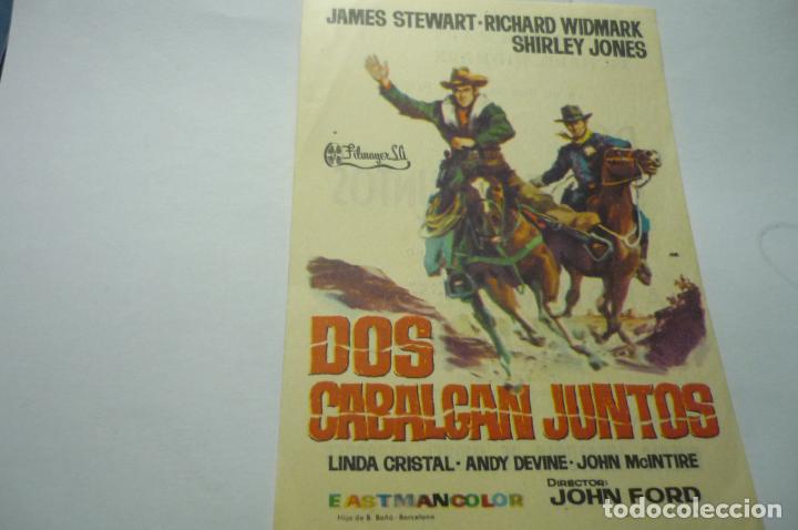 Cine: programa dos cabalgan juntos- stewart -widmark publicidad