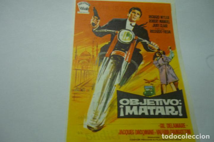 Cinema: programa objetivo matar&iexcl; -richar wylwe.-publicidad casablanca.-orihuela??