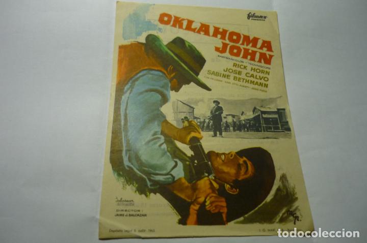 Cine: programa oklahoma john.-publicidad - Foto 1