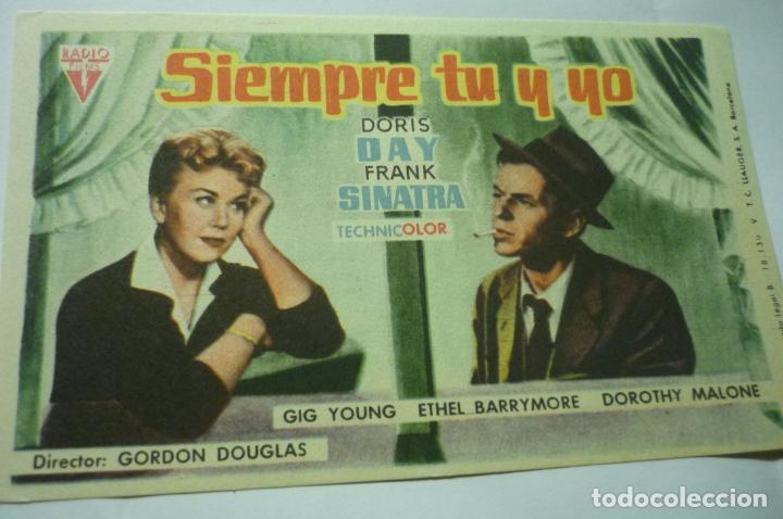 Cine: programa siempre tu y yo.-doris day publicidad kursaal reus