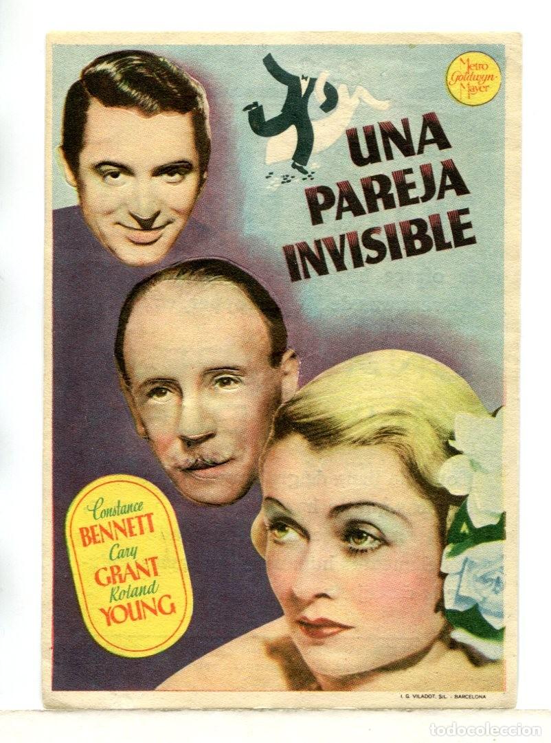 Cinema: UNA PAREJA INVISIBLE, con Cary Grant.