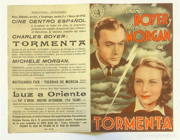 Cine: TORMENTA - CHARLES BOYER Y MICHELE MORGAN, DOBLE - Foto 3