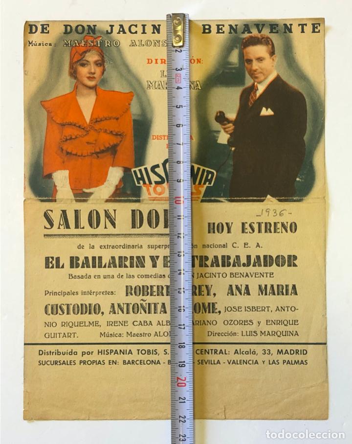 Cine: EL BAILARIN Y EL TRABAJADOR, DOBLE - Foto 4