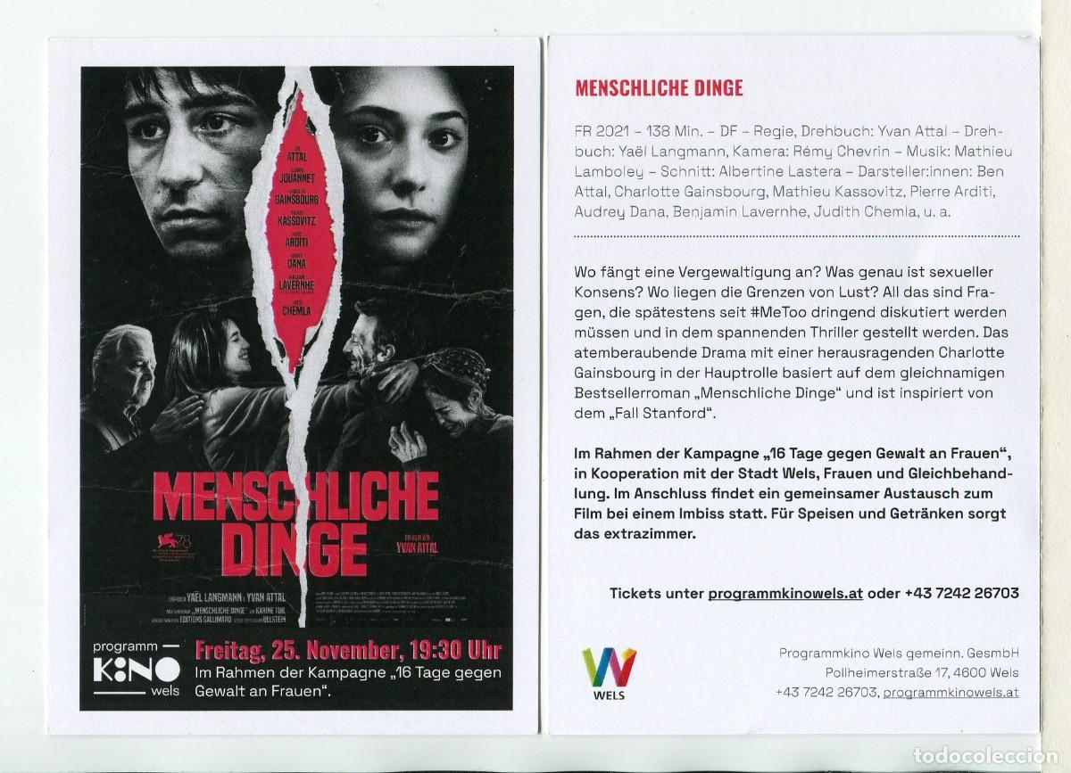 Kino: MENSCHLICHE DINGE, PROGRAMA AUSTRIACO.