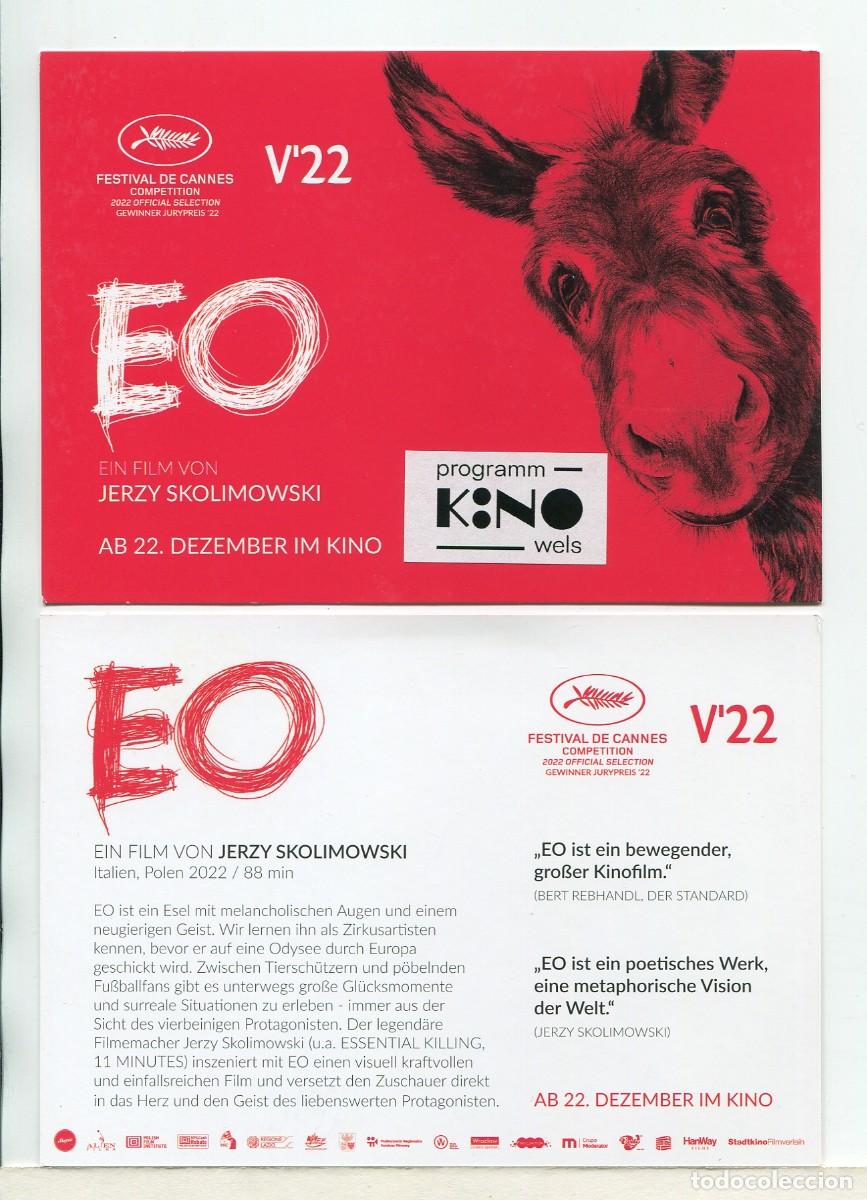 Kino: EO, DE JRZY SCOLIMOWSKI. PROGRAMA AUSTRIACO.