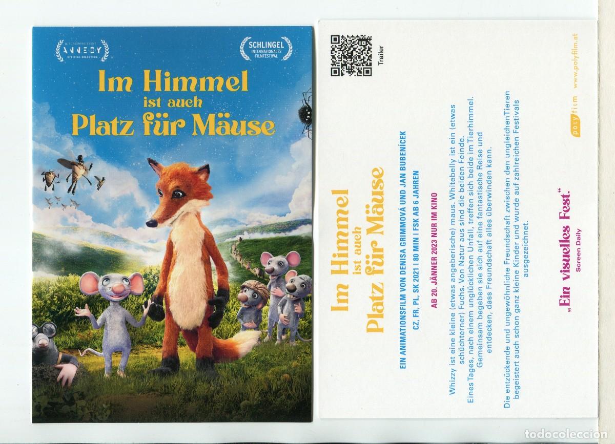 Cine: IM HIMMEL IST AUCH PLATZ F&Uuml;R M&Auml;USE. PROGRAMA AUSTRIACO. - Foto 1