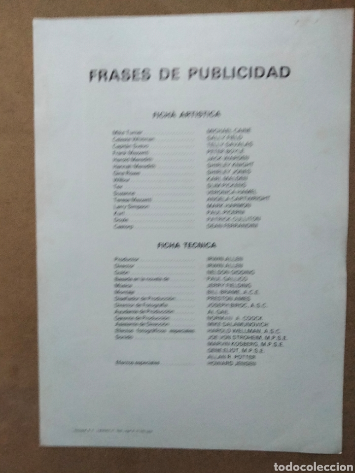 Cine: Folleto Mas All&aacute; de Poseidon DIN A4 - Foto 2