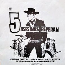 Cine: 5 ASESINOS ESPERAN