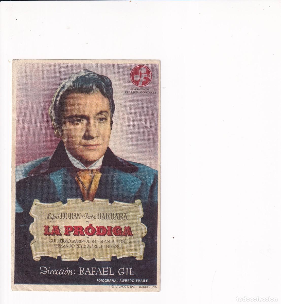 Cine: LA PRODIGA .- RAFAEL DURAN - Foto 1