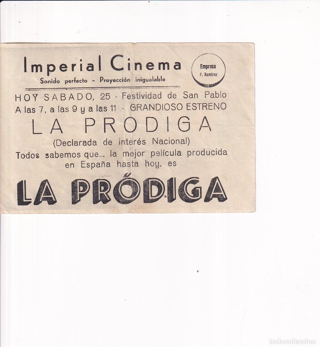 Cine: LA PRODIGA .- RAFAEL DURAN - Foto 2