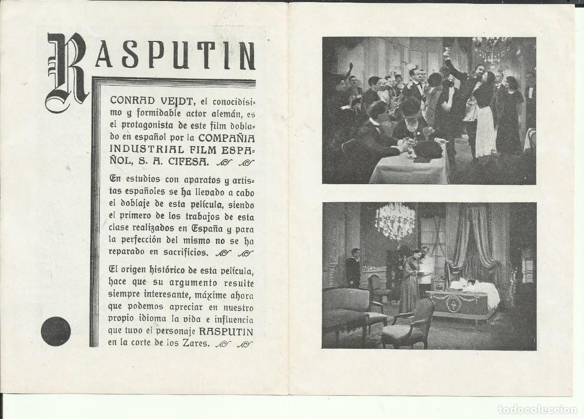Cine: PTCC2 15 RASPUTIN PROGRAMA DOBLE ATLANTIC CONRAD VEIDT DOBLAJE CIFESA - Foto 2