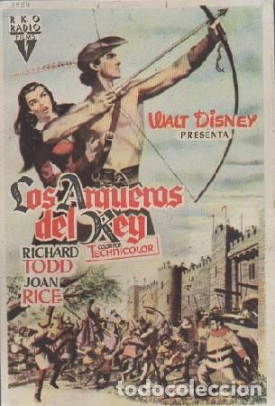 Cine: PROGRAMA DE CINE. LOS ARQUEROS DEL REY PC-6187 - Foto 1