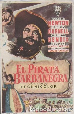 Cinema: PROGRAMA DE CINE. EL PIRATA BARBANEGRA PC-6188