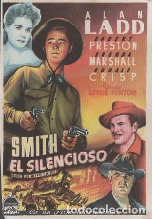 Cine: PROGRAMA DE CINE. SMITH EL SILENCIOSO PC-6194 - Foto 1