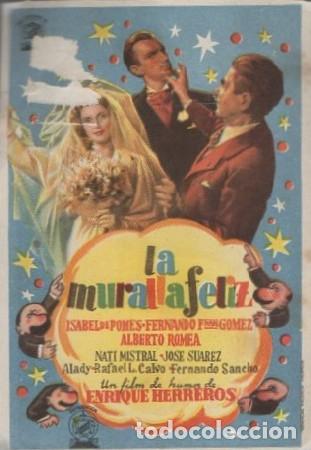 Cine: PROGRAMA DE CINE. LA MURALLA FELIZ PC-6202 - Foto 1