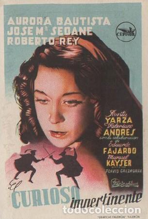 Cine: PROGRAMA DE CINE. EL CURIOSO IMPERTINENTE PC-6199 - Foto 1