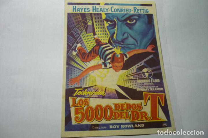 Kino: programa los 5000 dedos del dr.t publicidad avenida reus