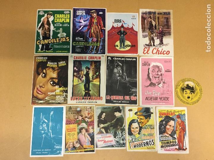 Cine: PTCC7 05 CHARLES CHAPLIN CHARLOT COLECCION DE 14 PROGRAMAS ORIGINALES ESPA&Ntilde;OLES - Foto 1