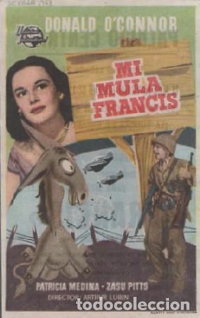 Cine: PROGRAMA DE CINE. MI MULA FRANCIS PC-6233 - Foto 1