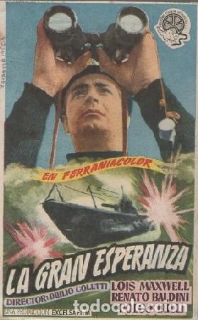 Cine: PROGRAMA DE CINE. LA GRAN ESPERANZA PC-6242 - Foto 1