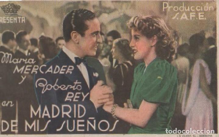 Cine: PROGRAMA DE CINE. MADRID DE MIS SUE&Ntilde;OS PC-6249 - Foto 1