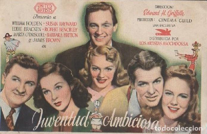 Cine: PROGRAMA DE CINE. JUVENTUD AMBICIOSA PC-6251 - Foto 1