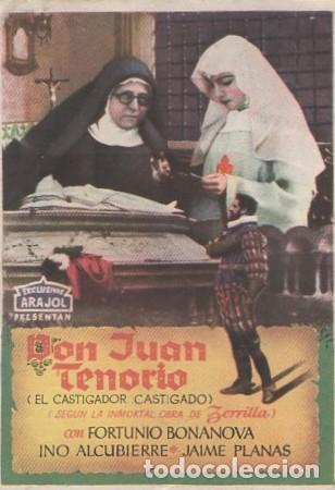 Cine: PROGRAMA DE CINE. DON JUAN TENORIO PC-6261 - Foto 1