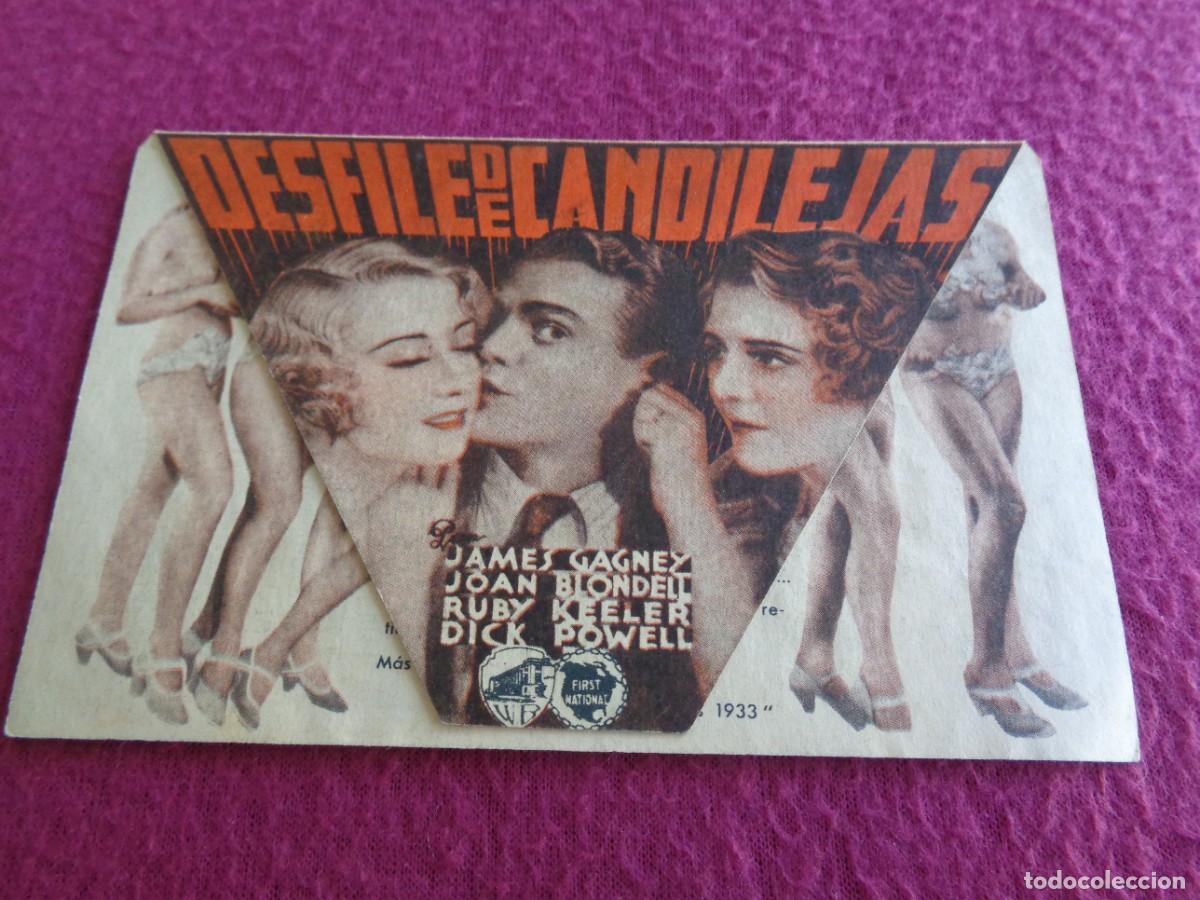 Kino: DESFILE DE CANDILEJAS-PROGRAMA DE CINE DOBLE TROQUELADO-WARNER BROS-A&Ntilde;OS 30-GRAN SAL&Oacute; NOVETATS