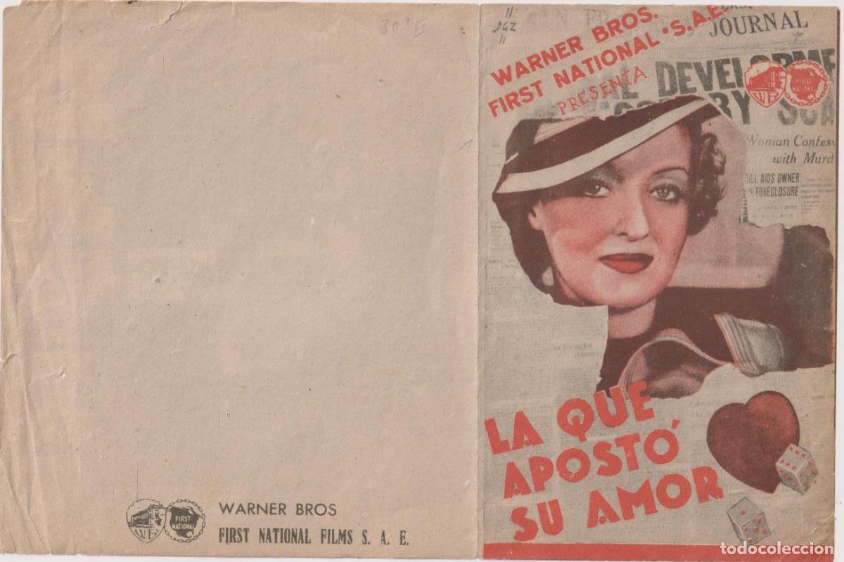 Cine: La que apost&oacute; su Amor. Doble de W.B. - Foto 1