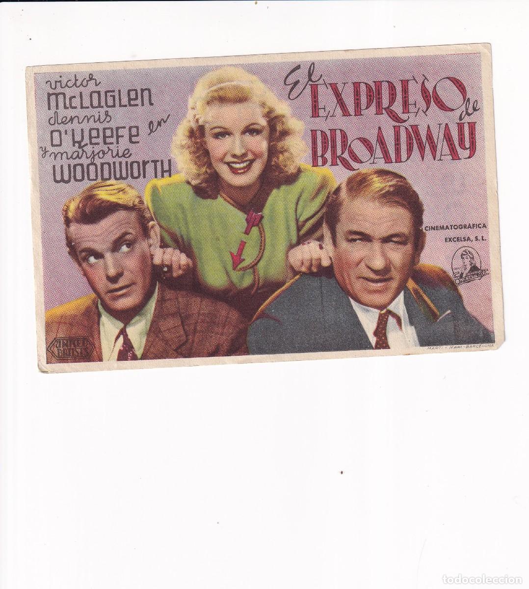 Cine: EL EXPRESO DE BROADWAY .- VICTOR McLAGLEN - Foto 1