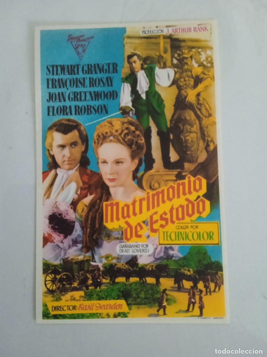  Flyers Publicitaires de films Anciens: Matrimonio de estado