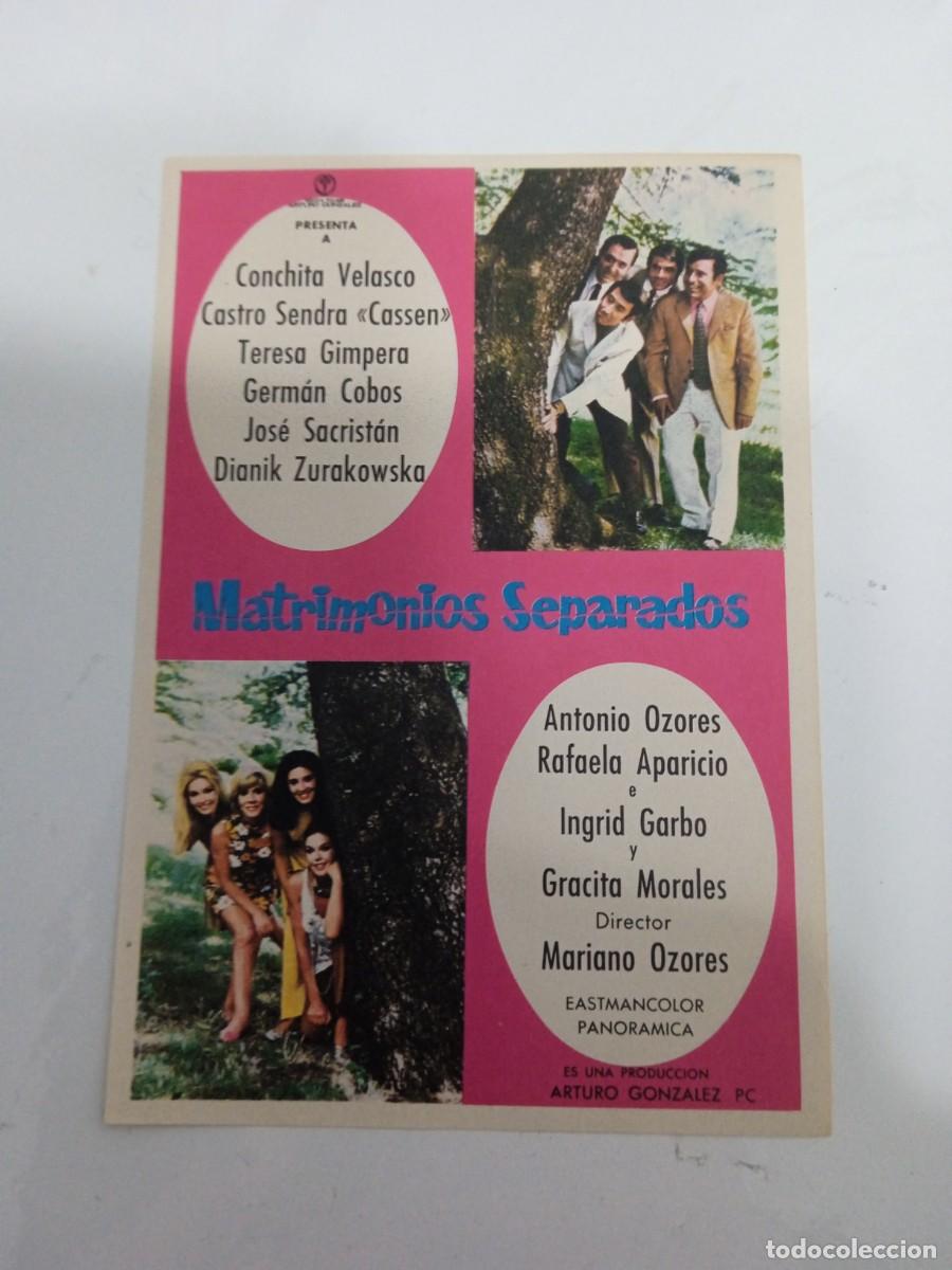 Cine: Matrimonios separados - Foto 1