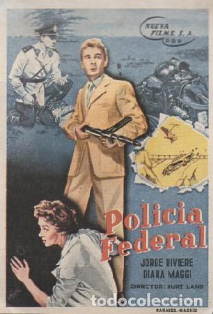 Cine: PROGRAMA DE CINE. POLIC&Iacute;A FEDERAL PC-6312 - Foto 1