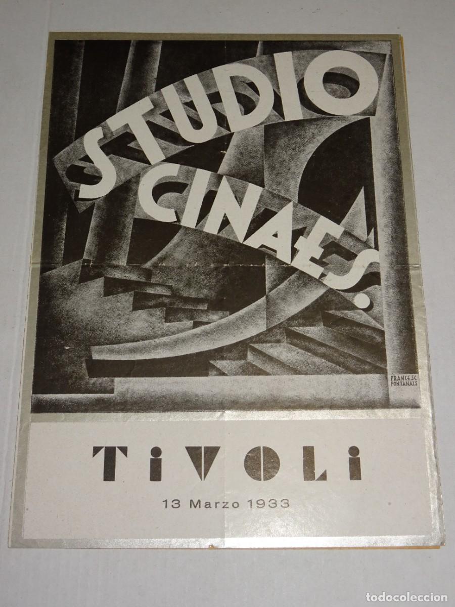 Cine: PROGRAMA STUDIO CINAES MARZO 1933 - LA ROMPIENTE , PONT D ( VANGUARDIASACIER , RENE CLAIR ) - Foto 1