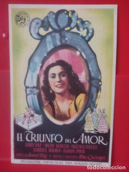 Cine: CINE IMPERIAL 1944 TRIUNFO DEL AMOR - Foto 1