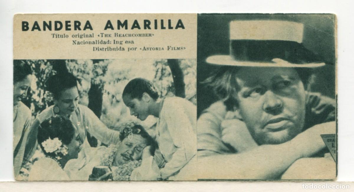 Cinema: BANDERA AMARILLA, con Charles Laughton. Ficha N&ordm; 215.