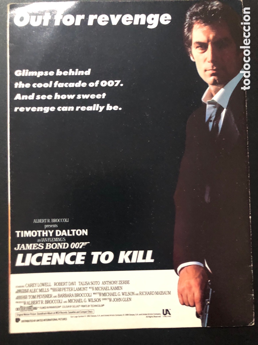 Cine: Programa james Bond 007 licencia para matar timothy dalton - Foto 4