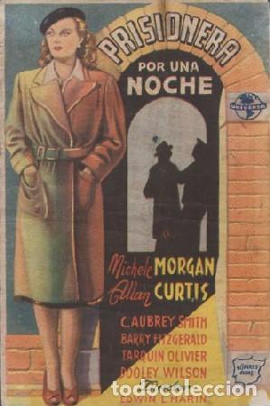 Cine: PROGRAMA DE CINE. PRISIONERA POR UNA NOCHE PC-6349