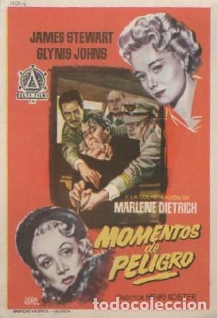 Cine: PROGRAMA DE CINE. MOMENTOS DE PELIGRO PC-6358