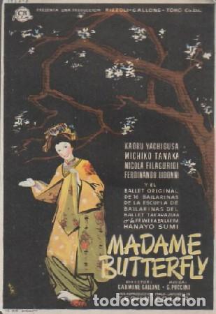 Cine: PROGRAMA DE CINE. MADAME BUTTERFLY PC-6364 - Foto 1