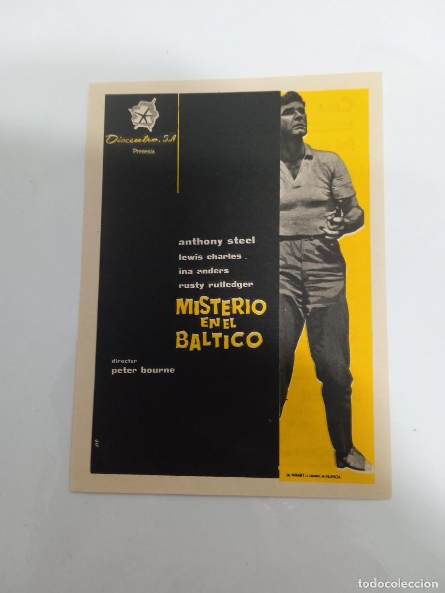 Cinema: Misterio en el B&aacute;ltico con publicidad Cine Imperial y Teatro Chap&iacute; Villena