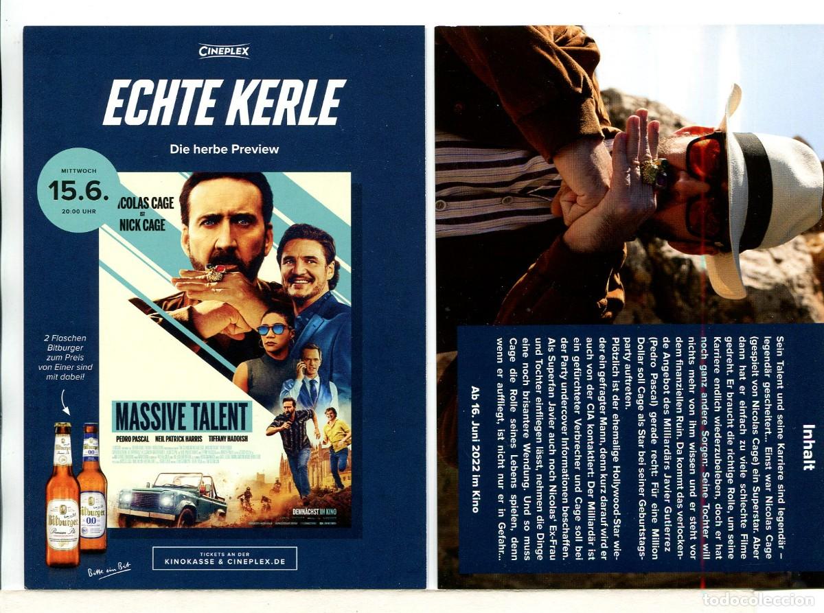 Cine: MASSIVE TALENT, con Nicolas Cage. - Foto 1