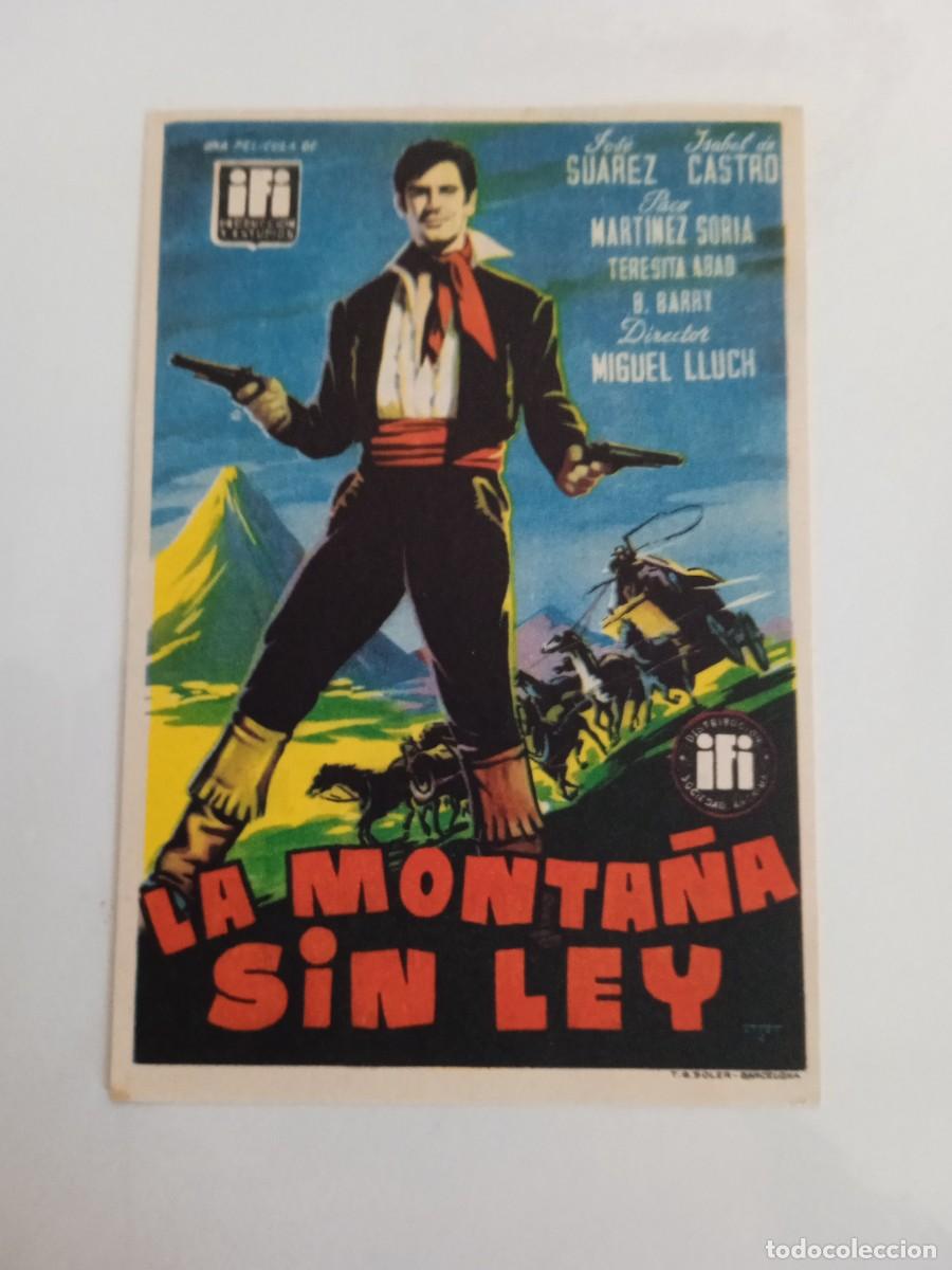  Foglietti di film di film antichi di cinema: La monta&ntilde;a sin ley con publicidad Imperial