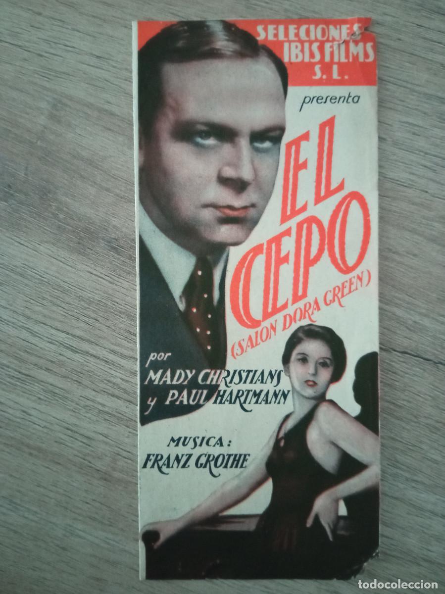 Cine: EL CEPO, MADY CHRISTIANS, PAUL HARTMAN