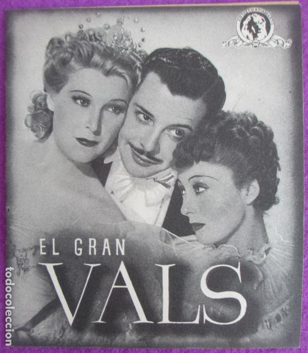 Foglietti di film di film antichi di cinema: PROGRAMA DE CINE FOLLETO DE MANO EL GRAN VALLS LUISE RAINER METRO GOLDWYN MAYER PM266