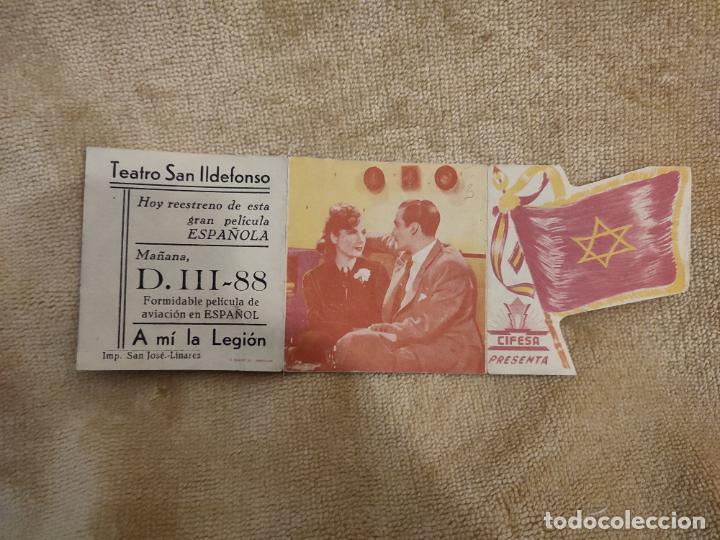Cine: A MI LA LEGION. PROGRAMA TOQUELADO.PUBLICIDAD DORSO - Foto 1